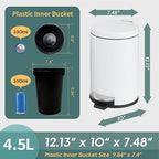 SunnyPoint 4.5 Liter Small Round Trash Can - Image 6