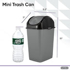 Superio Mini Plastic Trash Can - Image 2