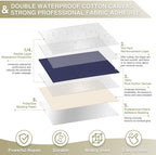 Canvas Repair Tape 4×70 Inch Waterproof Self-Adhesive Fabric Repair Patch - Image 2
