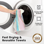 Matthew Microfiber Cleaning Cloth Roll 72Pack Reusable Paper Towels&Washable - Image 7