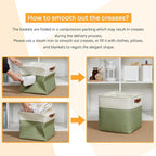 DULLEMELO Storage Basket, Linen Closet Organizers and Storage Baskets - Image 7