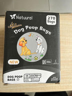 Certified Compostable Dog Poop Bags-270 Bags 18Rolls, Poop Bags - Image 2