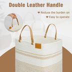 danpinera 100L Nursery Hamper, Tall Woven Laundry Basket - Image 6