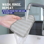 Replacement Microfiber Pad for Moku Home Extendable Tub Tile Shower Scrubber - Image 6