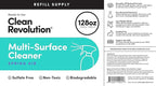Clean Revolution Multi Surface Cleaner Refill Supply, Eco-Friendly & Plant-Based - Image 4
