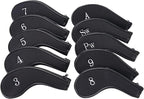 Sword &Shield sports Neoprene Zipper Golf Club Iron Head Covers Iron Covers by Unknown