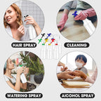 Eccliy 12 Pcs 16 Oz Plastic Spray Bottle, Adjustable Empty Reusable Sprayer - Image 5