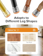 24-Pack Silicone Chair Leg Floor Protectors - Image 6