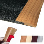 1/5 inch Height Floor Transition Strip, Self Adhesive Carpet Wood Tile Vinyl by MaxirocHomeEnhancements