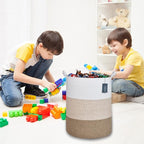 COMSE Extra Large Blanket Basket, Tall Woven Storage Basket, Nursery Hamper - Image 9