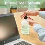 McKesson Hand Sanitizer with Aloe, 18 oz Pump Bottle – 70% Ethyl Alcohol - Image 6