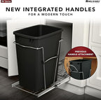 Rev-A-Shelf Pullout Trash Can for Kitchen Cabinets 35 Qt Garbage Waste - Image 3