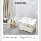 Clear plastic storage bins - Image 3
