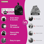 25-30 Gallon Trash Bags Black 120 Count - Image 3