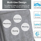 Single Microfiber Cleaning Cloth 40x40 cm - Image 4
