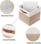 DULLEMELO 11 inch Cube Storage Bins, Fabric Storage Cubes - Image 4