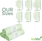 bioMat 64 Gallon Compostable Trash Bags Liners, BPI ASTM D6400 and CMA Certified - Image 7
