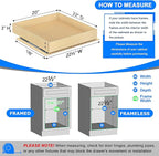 WelFurGeer Soft Close Pull Out Cabinet Organizer, Smooth Slide-Out Shelves - Image 3