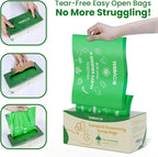 13 Gallon Compostable Trash Bags Liners Drawstring, Heavy Duty Extra Thick 1 Mil - Image 2