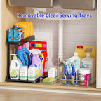 heart & home 2-Pack Under Sink Storage Organizer - Image 9