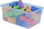 Wood Designs Cubby Storage Bin, Heavy Duty Plastic Containers - Image 3