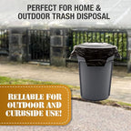 95-96 Gallon Extra-Large Black Garbage Can Liners, Heavy-Duty Trash Bags - Image 6