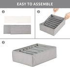 Qozary 4 Pack Drawer Organizers - Image 3