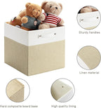 13 x 13 Inch Fine Linen Storage Bins - Image 6
