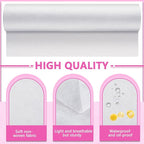 Tudomro 2 Roll Disposable Non Woven Bed Sheets 24 x 71 Inch Massage Table Paper - Image 4