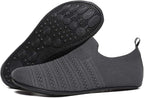 QZKDM Lightweight Slip on Grip Indoor House Slippers Barefoot Non Slip Home - Image 6