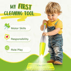 Toddler Spray Mop-Montessori Toys Mini Size Cleaning Mini Mop That Really Spray - Image 3