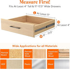 Lifewit 16 Pack Drawer Dividers 4" High, 11-17" Adjustable Drawer Organizers - Image 2