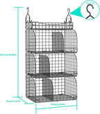 HapiRm Hanging Closet Organizer Storage - Image 3