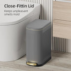 KUK Slim Bathroom Trash Can - Image 2
