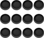 2X2 Round Rubber Caster Cups, Non Slip Furniture Pads, Anti-Slip Gripper by VOCOMO