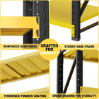 Storage Shelves Heavy Duty, Metal Garage Shelving Units, 4 Tier Storage Rack - Image 4