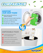 Keepow Reusable Mop Pads Refills Compatible - Image 3
