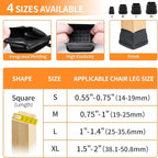 Ezprotekt 24 Pcs Chair Leg Sliders - Image 2