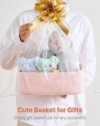 Small Woven Basket, Storage Basket - Image 7