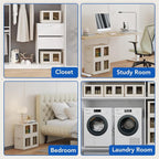 FLEXIMOUNTS 110 QT Stackable Storage Bins - Image 4