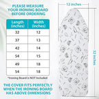 Extra Wide Ironing Board Cover and Pad 18 x 54 inch Heat Reflective - Image 7