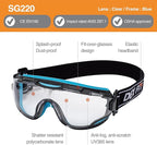 DEX FIT Protective Safety Goggles SG220; Anti Fog & Scratch, Z87 Eye Protection - Image 2