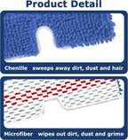 3 Pack Microfiber Mop Head Refills - Image 2
