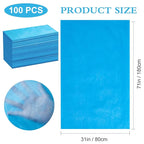 100 Pack Disposable Bed Sheets – 31.5 x 71 in Waterproof Non-woven Sheets - Image 2