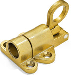 2 Packs Self-Closing Latches，Gold Spring Door Lock，Resilient Bolt Latch - Image 7