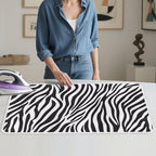 Zebra Print Ironing Mat Portable Iron Pad Magnetic Cover and Padding - Image 4