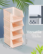 Skywin Stackable Storage Bins for Pantry, 12 Pack Stackable Bins For Organizing - Image 3