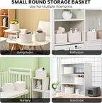 Small Storage Baskets for Organizing, Organizer Baskets for Shelves, Woven - Image 5