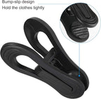 Tinfol Black Plastic Hanger Clips - Image 2
