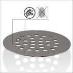 rrajj 4-1/4 Inch Round Snap-in Shower Floor Drain Cover Replacement Cover - Image 3